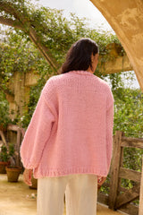 Sherbert Knit Cardigan Pink