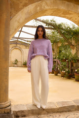 Mikale Knit Jumper Purple