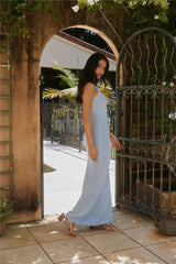 Runaway The Label Adriana Maxi Dress Blue