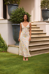 Liebes Delilah Maxikleid Gelb