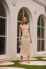 Sommerliebe Maxikleid Gelb