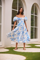 Guten Morgen Miss Maxikleid Blau
