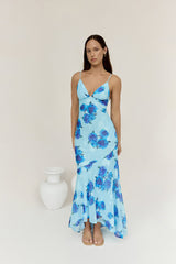 Maxikleid Shine Bright Blau