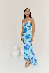 Maxikleid Shine Bright Blau