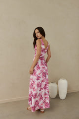 Sunset Palette Maxi Dress Pink