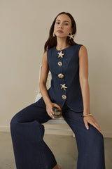 Seafarer Denim Set Navy