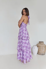 Lover And Dreamer Neckholder Maxikleid Flieder