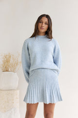 Season Of Dreams Knit Sweater Blue