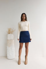 The Exclusive Cable Knit Sweater Cream