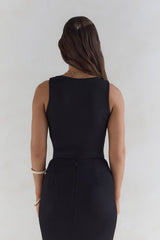 Somewhere She Shines Bodysuit Black