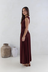Soluna Maxi-Kleid Braun