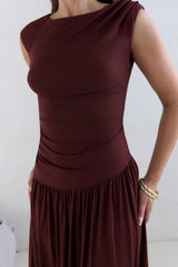 Soluna Maxi-Kleid Braun