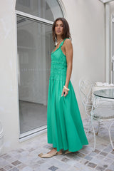 One Way Ticket Maxi Dress Green