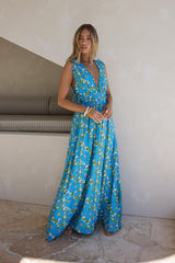 Sunny Allure Maxikleid Blau