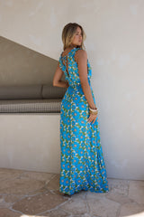 Sunny Allure Maxikleid Blau