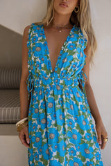 Sunny Allure Maxikleid Blau