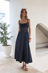 Heat Wave Maxi Dress Black