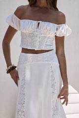 Sandy Shoreline Set White