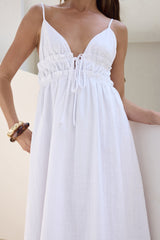 Thinking Of Love Maxi Dress White