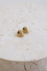Twists And Turns Earrings Gold