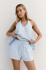 Evelyn Shorts Blau