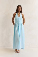 Heart Of Ours Neckholder Maxikleid Blau