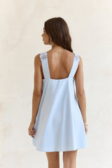 Inner Reflections Mini Dress Blue