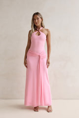 Lost In Dreams Netz-Maxikleid Pink