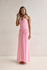 Lost In Dreams Netz-Maxikleid Pink
