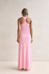 Lost In Dreams Netz-Maxikleid Pink