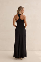 Lost In Dreams Mesh-Maxikleid Schwarz