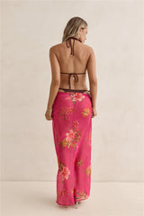 Soft Island Dreams Maxi Skirt Pink