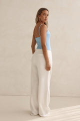 Classic Power Tailored Top Blue