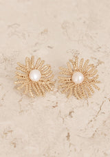 Coconut Cream Earrings Gold