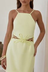 Tulip Whisper Minikleid Gelb