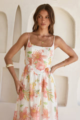 Gartenkuss Maxikleid geblümt