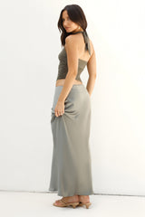 The Sable Maxi Dress Green