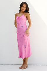 SNDYS Rosa Midikleid Pink