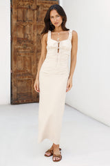 Maxikleid Shoreline Dreams Beige