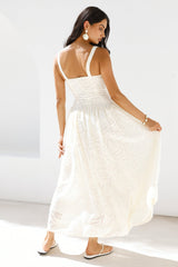 Enchanted Mist Maxi Dress Cream