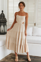 Maxikleid Got The Sun Beige