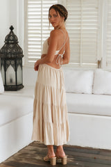 Maxikleid Got The Sun Beige