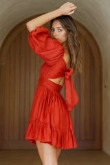 Moonstone Dress Red