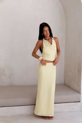 Words Of Wisdom Neckholder-Top Gelb
