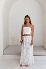 Ocean Air Oasis Crop Top Weiß