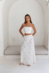 Ocean Air Oasis Crop Top Weiß