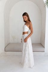 Ocean Air Oasis Crop Top Weiß