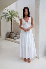 Lost In Your Love Maxi Dress White