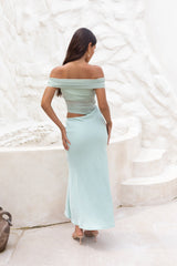 Maxikleid Küstenträume Salbei