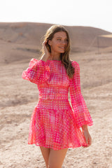 Samstagmorgen-Kleid Pink